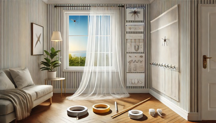 Comment fixer une moustiquaire sans percer ?