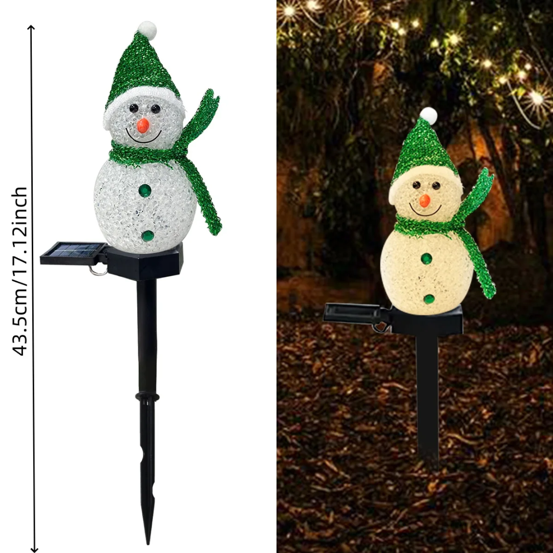 Bonhomme de Neige Lumineux Solaire