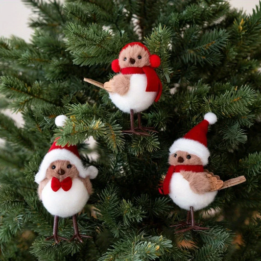 Petits Oiseaux Festifs à Suspendre