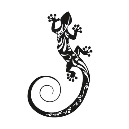 Décoration Murale Lézard en Métal