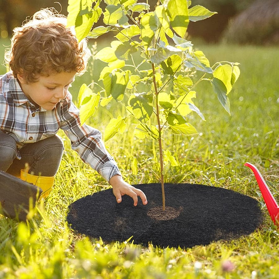 Jardioui Anneaux de paillis d'arbre Multifonction (Lot de 7 + 3 Offerts)