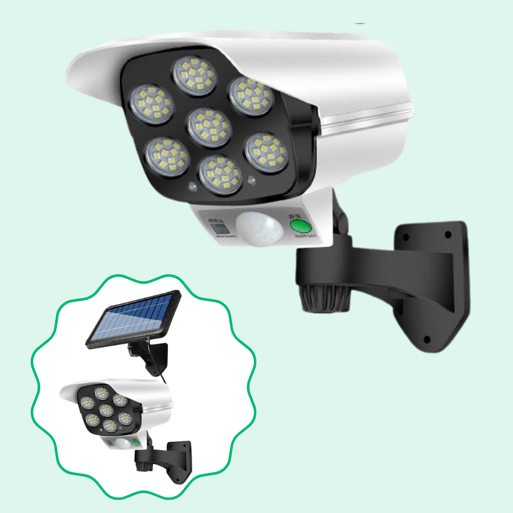 Projecteur Solaire avec Détecteur de Mouvement Puissant