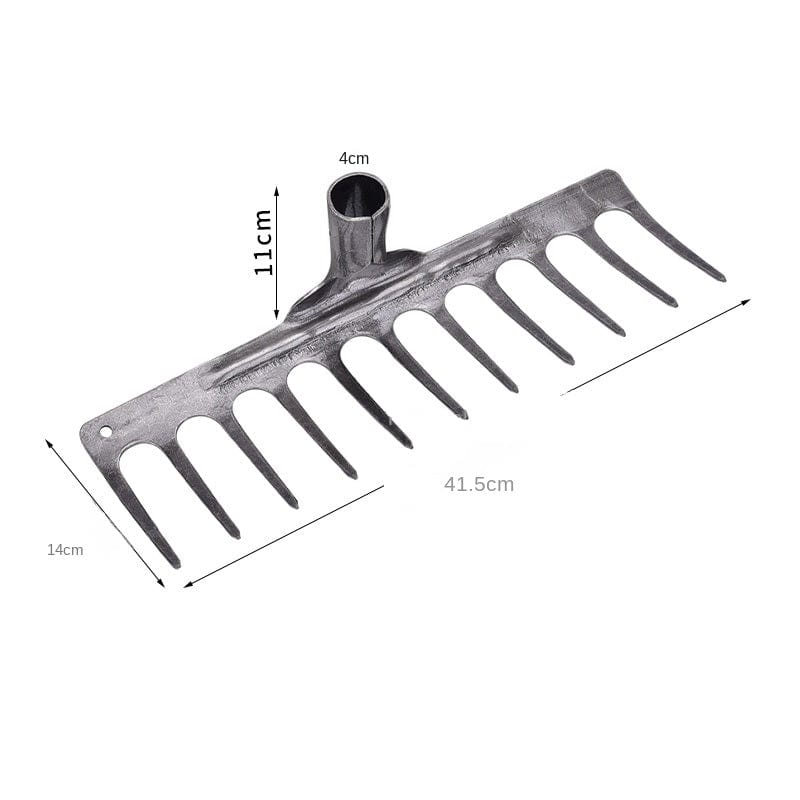 Jardioui Grand Râteau en Acier Indestructible