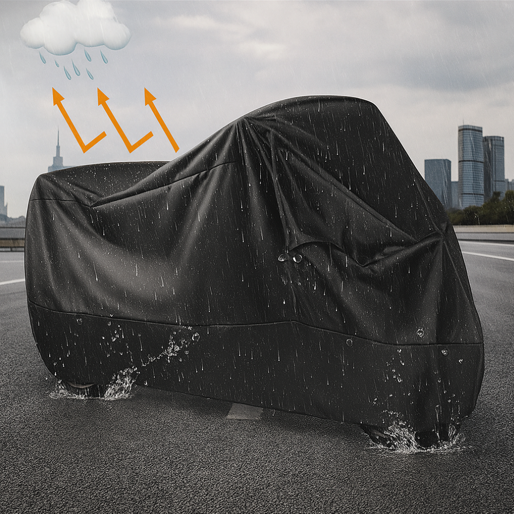 Jardioui Housse de Protection Moto Étanche Renforcée