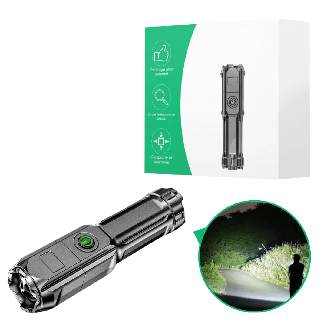 Jardioui Lampe Poche Rechargeable Haute Luminosité