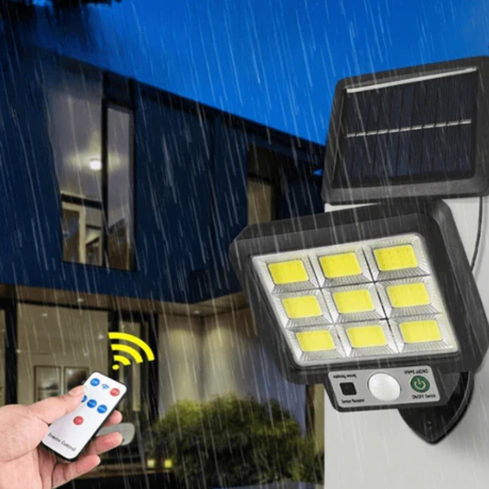 Jardioui Lampe Solaire Puissante avec Détecteur de Mouvement