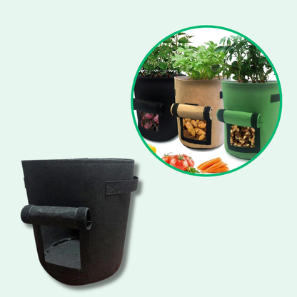 Jardioui 0 Noir / 2 Sacs (19.90 €/ pcs) Sac de Culture de Pommes de Terre Croissance