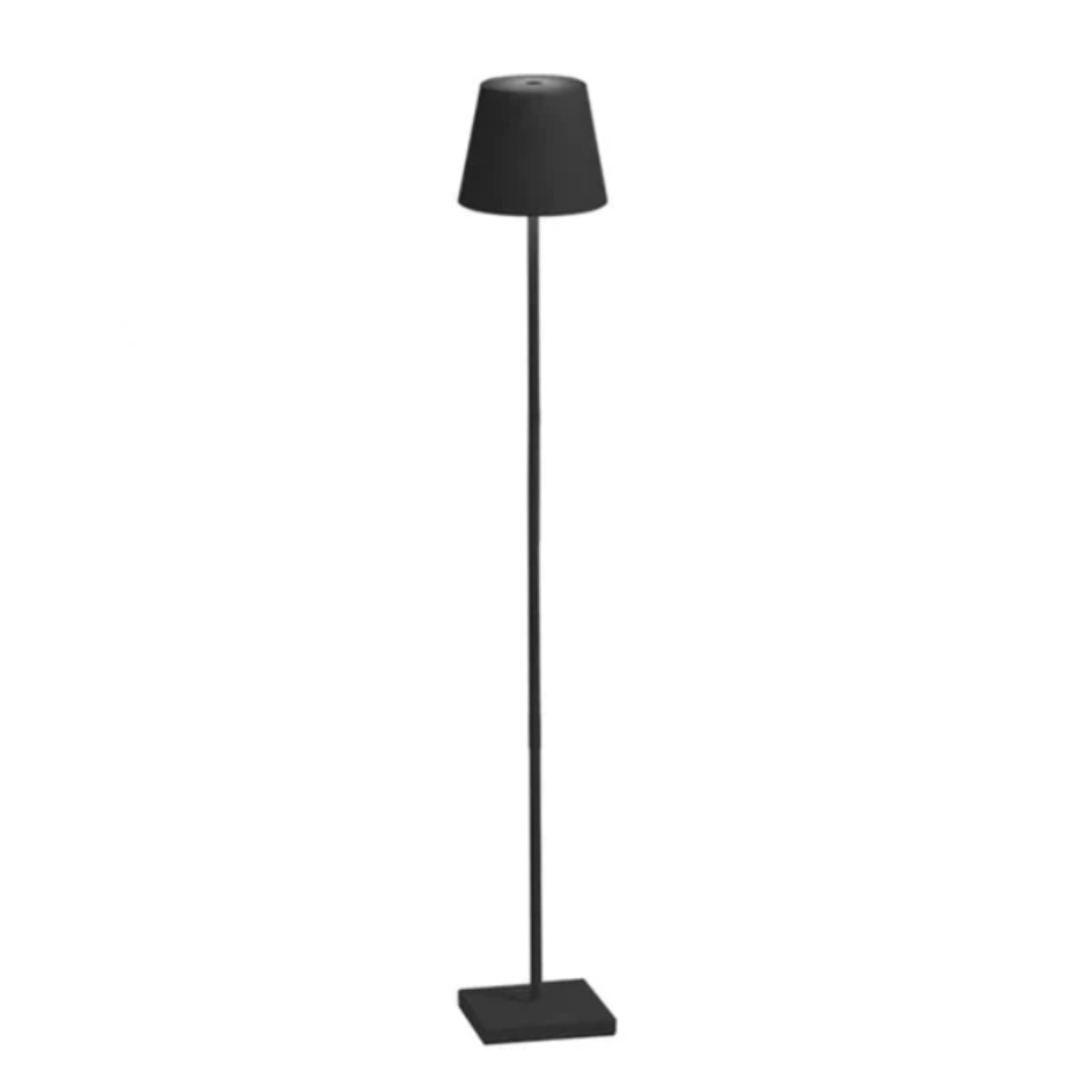 Jardioui Noir Lampadaire Moderne Rechargeable