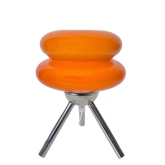 Jardioui Orange Lampe de table trépied Élégance Moderne