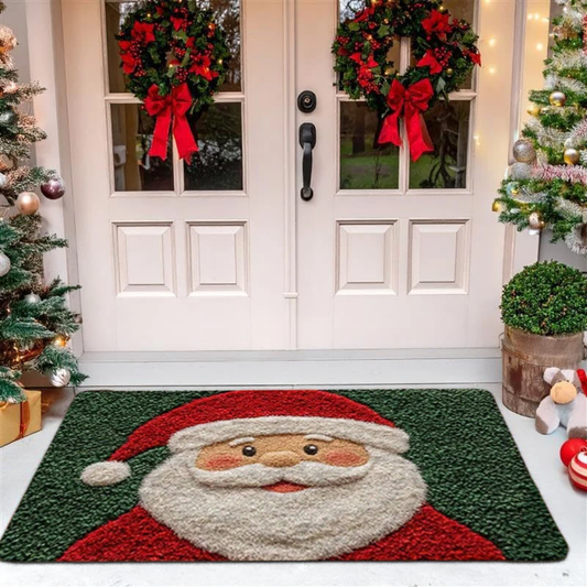 Jardioui Père Noël Tapis de Porte Mignon Original
