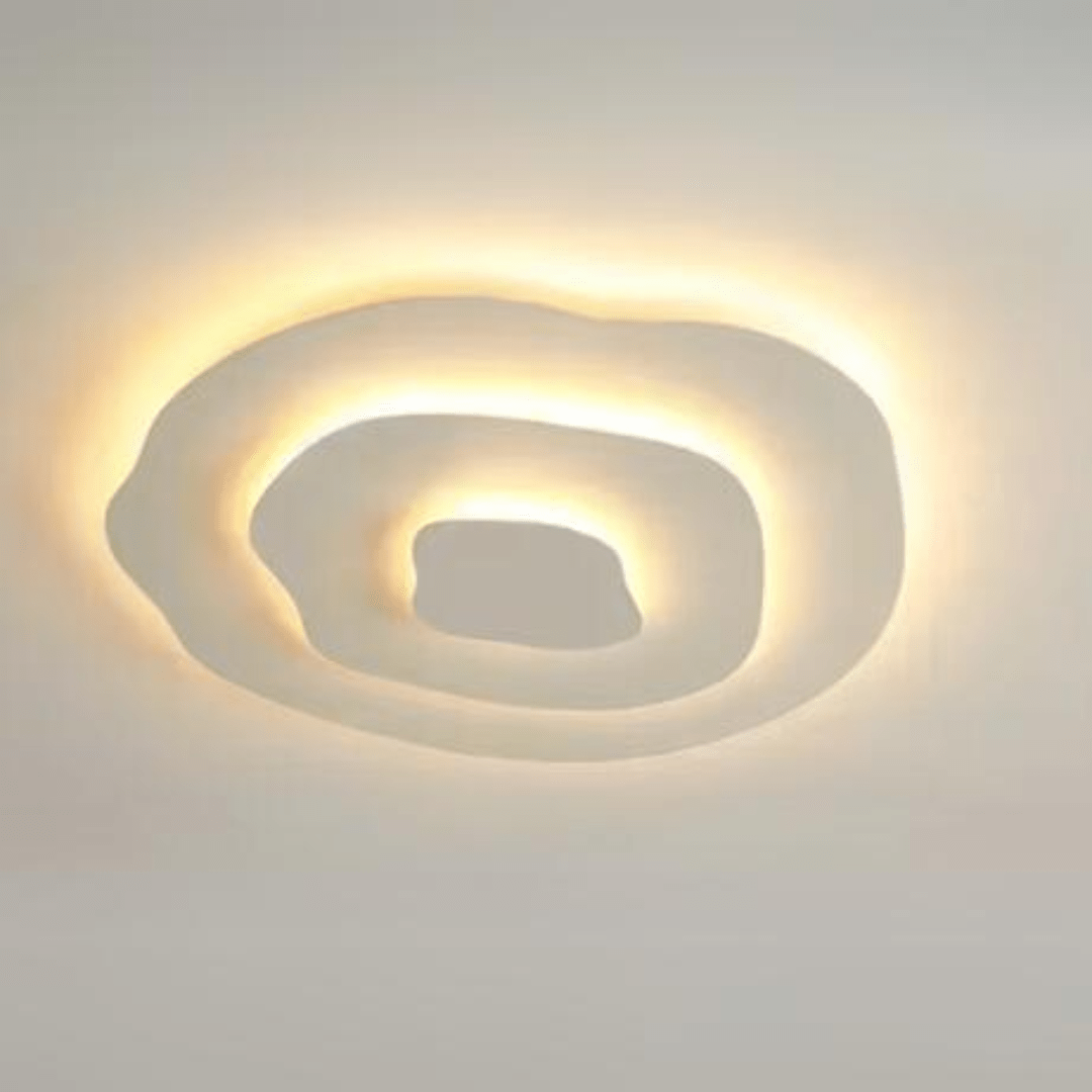 Jardioui Plafonnier Blanc Spirale Moderne