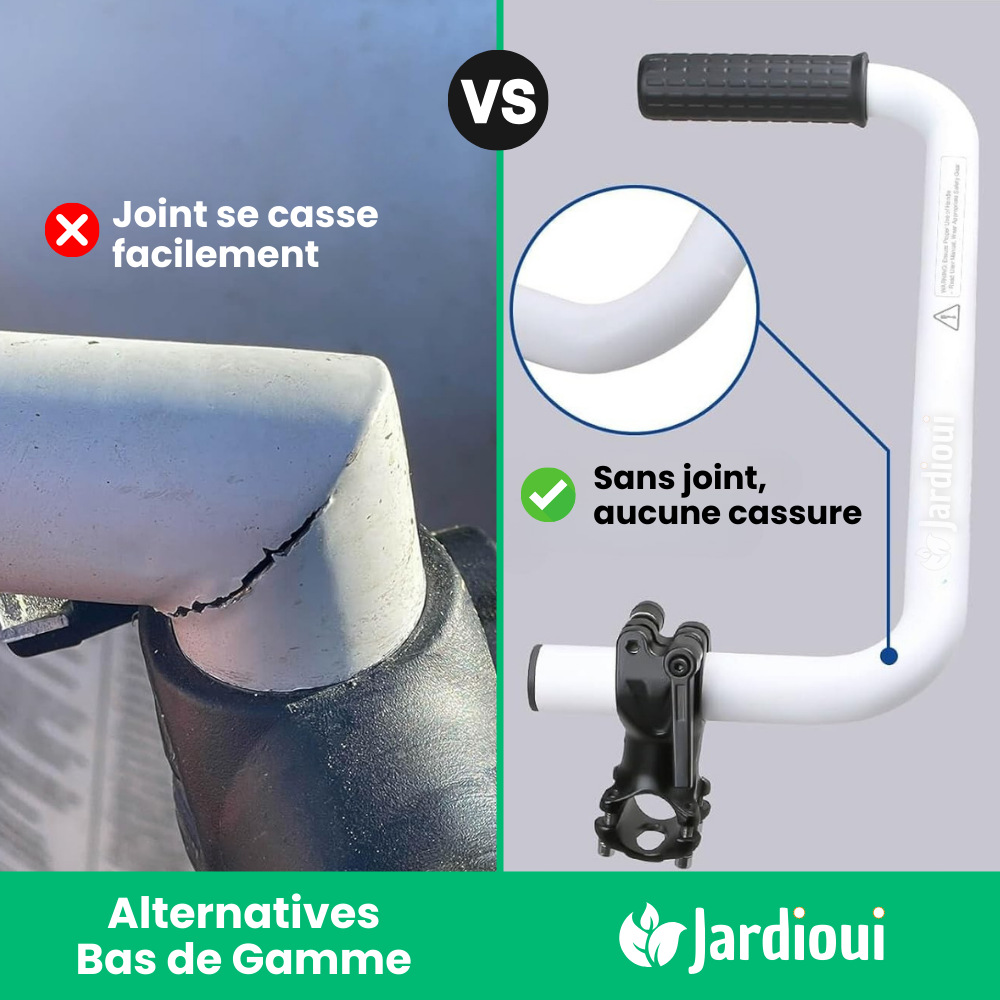 Jardioui Poignée Réglable Universelle pour Débroussailleuse (+1 Sangle Offerte)