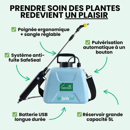 Jardioui 0 Pulvérisateur de Jardin Électrique Confort