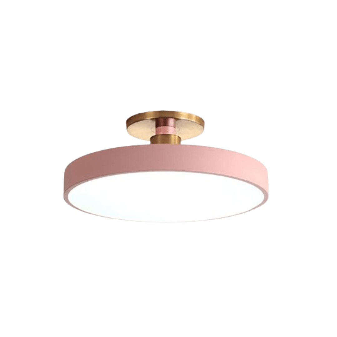 Jardioui Rose Plafonnier Chambre LED Nordique Moderne