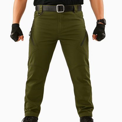 Jardioui Vert / S Pantalon de Travail Homme Multipoche