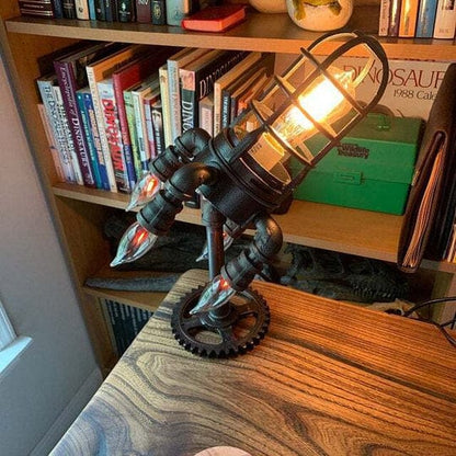 Jardioui Lampe-fusée Steampunk